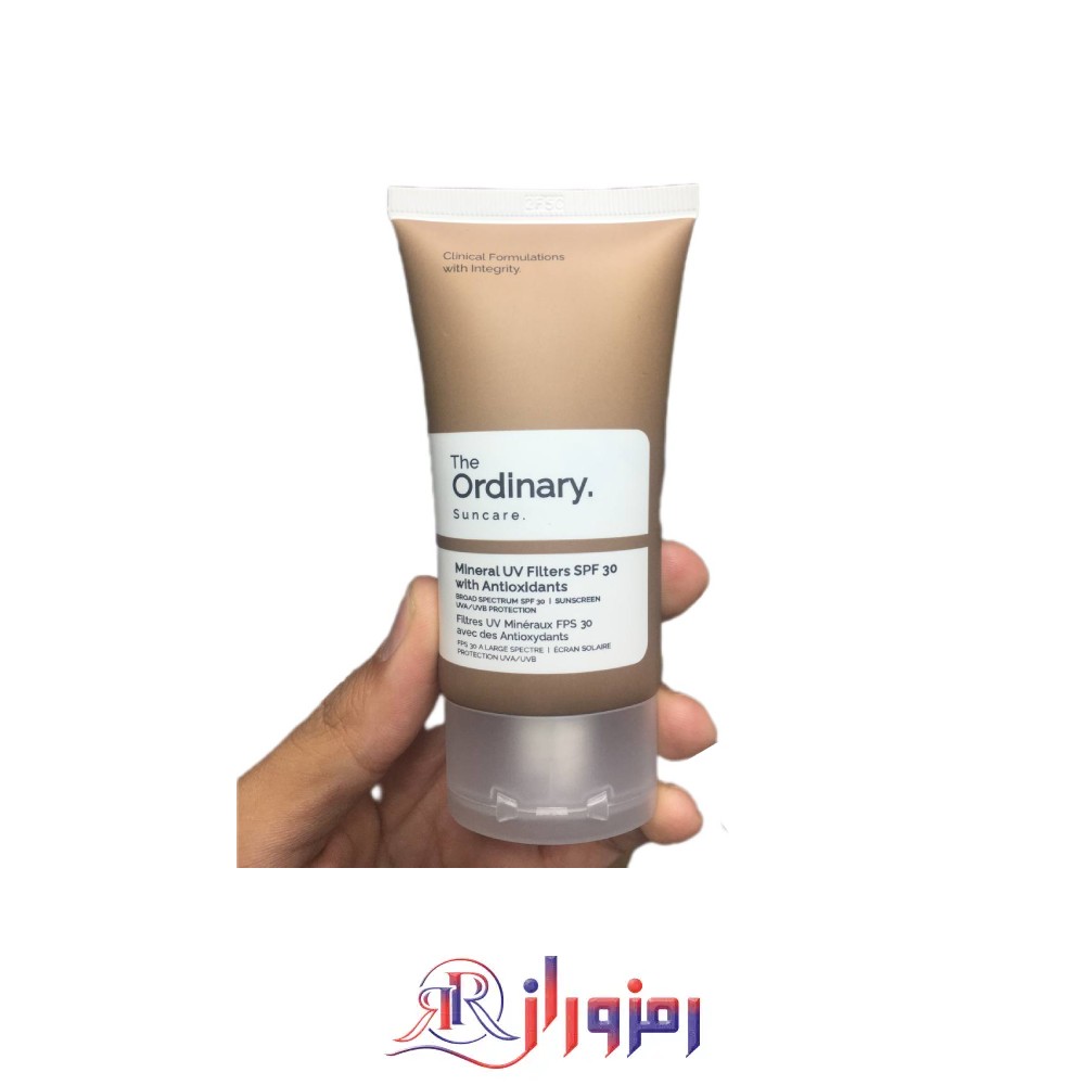 ضد آفتاب مینرال بی رنگ اوردینری ordinary حجم 50 میل